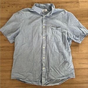Old Navy Blue Casual Button Down Shirt